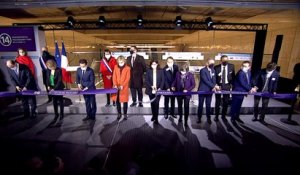 Inauguration de l’extension de la ligne 14 du métro de Paris