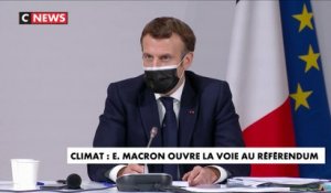 Climat : Emmanuel Macron ouvre la voie au référendum