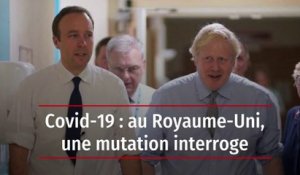 Covid-19 : au Royaume-Uni, une mutation interroge