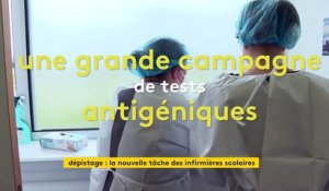 En Alsace, des infirmières scolaires formées à pratiquer des tests antigéniques dans les établissements