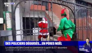 Des policiers déguisés en père Noël et en lutin arrêtent un trafiquant de drogue présumé au Pérou