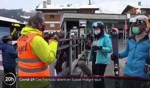 Covid-19 : dans les stations de ski en Suisse, des Français défient la consigne gouvernementale