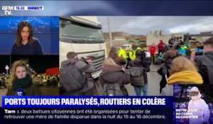 Royaume-Uni: colère à Douvres où plusieurs centaines de conducteurs français sont toujours bloqués