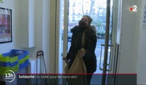 Solidarité : un hôtel parisien ouvre ses chambres aux sans-abri