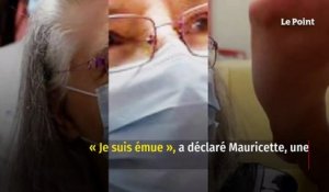 Covid-19 : Mauricette, 78 ans, première Française vaccinée