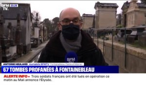 67 tombes profanées à Fontainebleau en Seine-et-Marne