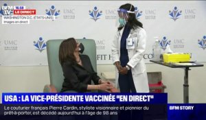 États-Unis: la vice-présidente élue Kamala Harris s'est fait vacciner contre le Covid-19