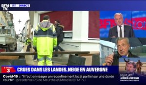 Story 1 : Crues dans les Landes, neige en Auvergne - 29/12