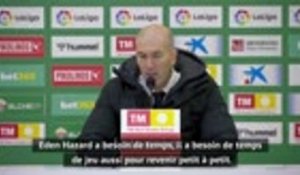 16e j. - Zidane : "Hazard a besoin de temps pour revenir dans le onze de départ"