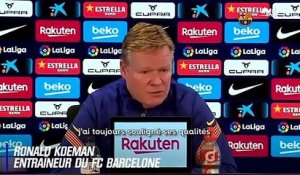 Barça : Koeman "ne regrette pas" le départ de Suarez