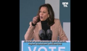 Pour Kamala Harris, l'enregistrement de Donald Trump faisant pression sur un responsable électoral de Géorgie est "la voix du désespoir"