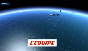 La carte 3D du 4 janvier - Voile - Vendée Globe