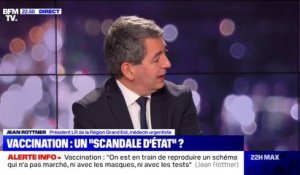 Jean Rottner sur la stratégie vaccinale: "Ce qu'on demande, c'est d'être associés à des choix"