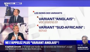 Covid-19: pourquoi il faut trouver un nouveau nom au variant "anglais" ou "sud-africain"