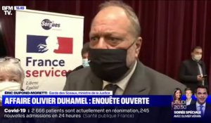 Affaire Olivier Duhamel: Éric Dupond-Moretti a "pris connaissance des fait terrifiants qui ont été dénoncés"