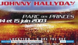 Des images inédites de Johnny Hallyday lors de ses concerts étourdissants et intimes à Bercy en 2003