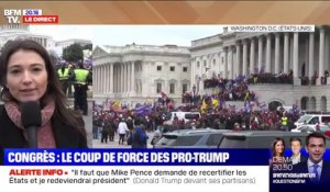 États-Unis: des partisans de Donald Trump tentent d'envahir le Capitole, où a lieu la séance de certification de la victoire de Joe Biden
