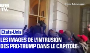 États-Unis: les images de l'intrusion de manifestants pro-Trump dans le Capitole