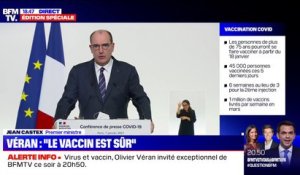 Jean Castex sur la vaccination: "Je demande que cessent les polémiques stériles"