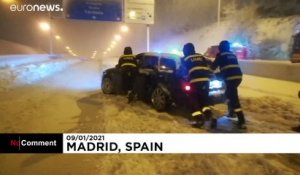 De la neige sous les palmiers : scènes de chaos en Espagne