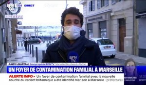 Covid-19: un foyer de contamination familial avec le variant britannique identifié à Marseille