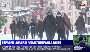 Tempête de neige en Espagne: la capitale Madrid paralysée