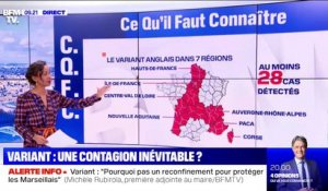 Covid-19: 28 cas du variant britannique détectés dans 7 régions de France