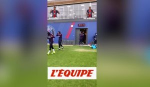 Neymar et Kimpembe de retour à l'entraînement - Foot - PSG
