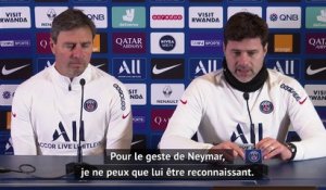 Pochettino : «Reconnaissant du geste de Neymar» - Foot - L1 - PSG