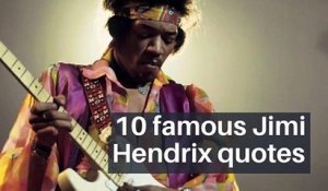 10 famous Jimi Hendrix quotes