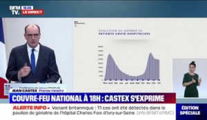 Jean Castex: "Notre situation reste préoccupante même si elle s'est stabilisée, nous restons sur un plateau élevé"