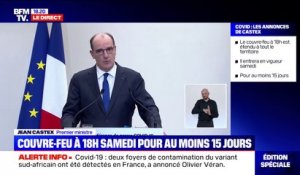Couvre-feu à 18h: "Les dérogations seront les mêmes que celles applicables pour le couvre-feu à 20h", selon Jean Castex