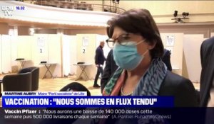 "Là, c'est plus possible (...) la vérité, il faut nous la dire": Martine Aubry s'emporte contre la stratégie vaccinale du gouvernement