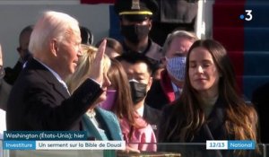 Patrimoine : Joe Biden a prêté serment sur une bible de Douai