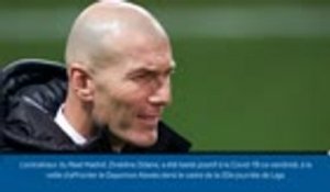 Real Madrid - Zinédine Zidane testé positif à la Covid-19