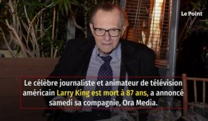 Le célèbre journaliste de télévision américain Larry King est décédé