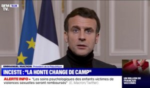 Emmanuel Macron sur l'inceste: "La honte aujourd'hui change de camp"