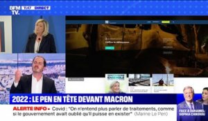 2022 : Le Pen en tête devant Macron - 25/01