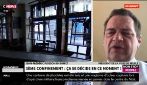 Le président de la Voie du peuple Jean-Frédéric Poisson appelle un désobéissance civile : « Il faut prendre toutes les libertés possibles pour que le gouvernement change sa manière de faire » - VIDEO