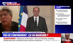 Covid-19: selon Éric Coquerel (LFI), "ce gouvernement ne sait plus trop où il va"