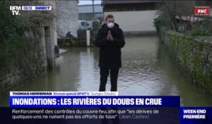 Inondations: les rivières du Doubs en crue ont atteint 3,19 mètres de hauteur ce vendredi soir