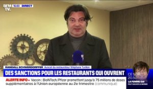 Malgré la menace de sanction de Bruno Le Maire, le restaurant de Stéphane Turillon "va ouvrir", selon son avocat Randall Schwerdorffer
