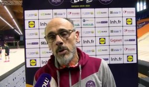 Le coach d'Istres Provence Handball Gilles Derot sur le Covid et la 2e partie de saison