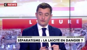 Gerald Darmanin, à propos du délit de séparatisme : «Toute personne qui fait pression sur le service public : c'est 5 ans de prison. Et s'il n'est pas Français : c'est dehors !», dans #HDPros