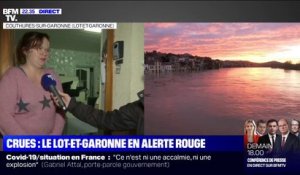"Je n'ai jamais connu un niveau aussi haut": Cette habitante de Couthures-sur-Garonne se prépare à une hausse du niveau de la Garonne