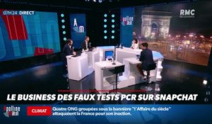 #Magnien, la chronique des réseaux sociaux : Le business des faux tests PCR sur Snapchat - 04/02