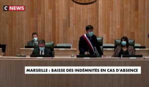 Marseille : baisse des indemnités des élus municipaux en cas d'absence