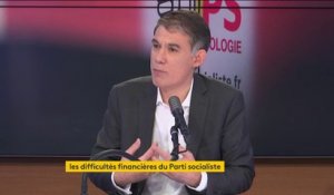 Difficultés financières du PS : "Nous allons devoir licencier, 11 postes vont être supprimés" dans le parti, confirme Olivier Faure