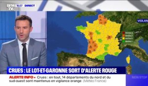 Crues: le Lot-et-Garonne sort de vigilance rouge et repasse en vigilance orange