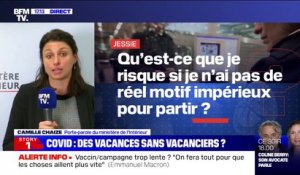 Camille Chaize (ministère de l’Intérieur): "Il y aura un moment de tolérance pour que chacun prenne ses dispositions" en cas d'annonce de reconfinement pendant les vacances